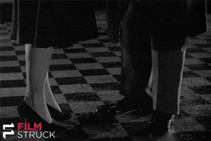 black and white christmas GIF by FilmStruck