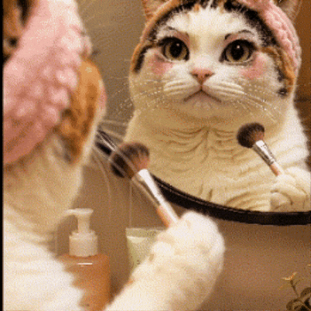 Awkward Calico Cat GIF