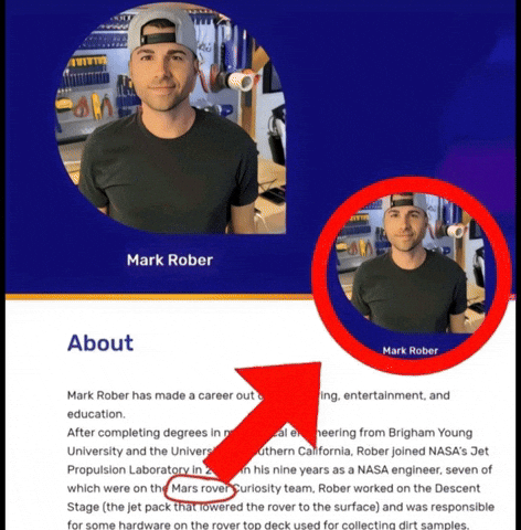 Mars Rover Arrow GIF