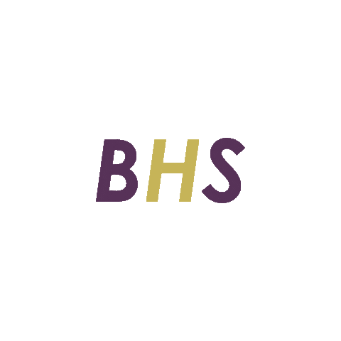 Purple And Gold Sticker by Booker High School