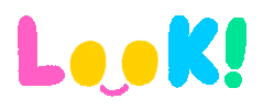 Eyes Look Sticker by MIS0HAPPY
