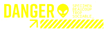 Party Animal Danger Sticker by Festival du Soir