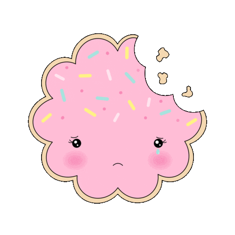 Cookie Eating Sticker by Roosbakt