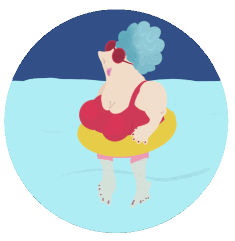 Sport Swimming Sticker