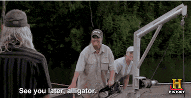 alligator saying GIF by Swamp People