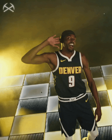 I Cant Hear You Lets Go GIF by Denver Nuggets