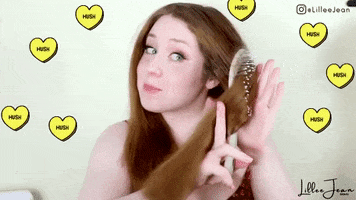 Brushing No Talking GIF by Lillee Jean