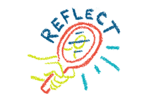 T2T Reflect Sticker by Teacher2Teacher