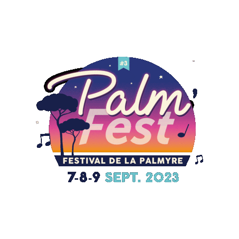 PalmFest Sticker