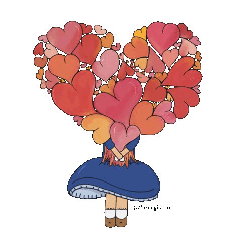 In Love Heart Sticker