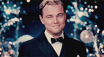 excited the great gatsby GIF
