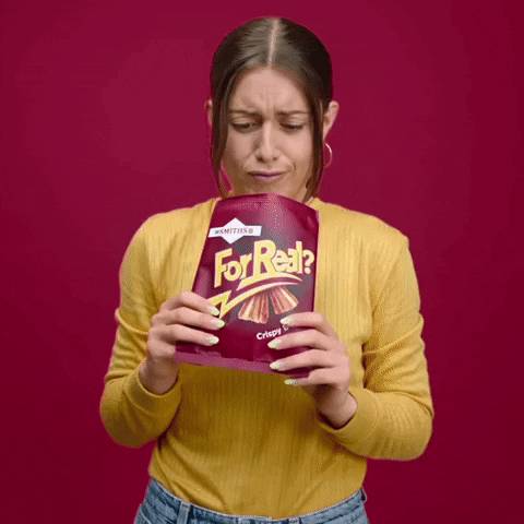 Hungry No Way GIF by Walkers Crisps