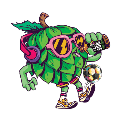Soccer Ipa Sticker by Veza Sur Brewing Co