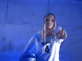 Ncaa Volleyball Sport GIF by BYU Cougars