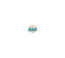 Miami Dolphins Summer Sticker by 305 Magazine