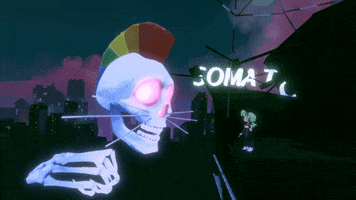 Skeleton Bump GIF by Resolution Games