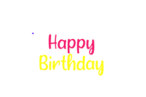 Happy Birthday Sticker by djsopro