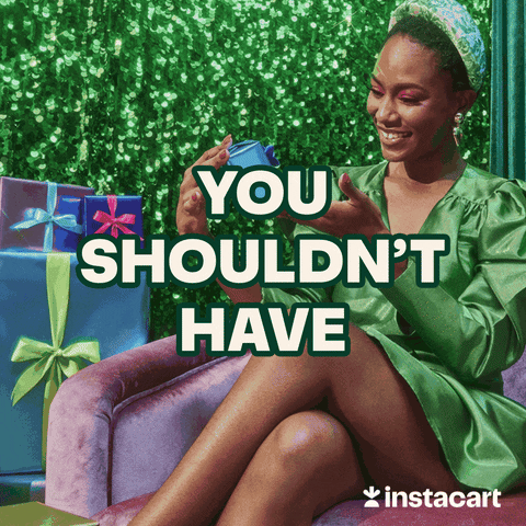 You Shouldnt Have Merry Christmas GIF by Instacart