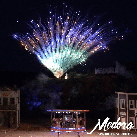 Medora Musical Fireworks GIF by MedoraND