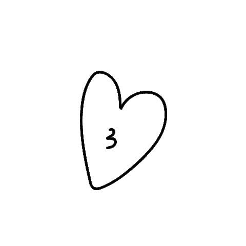 In Love Corazon Sticker