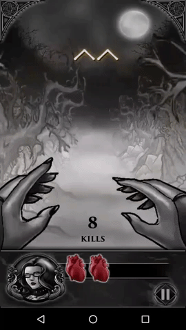 Black And White Horror GIF