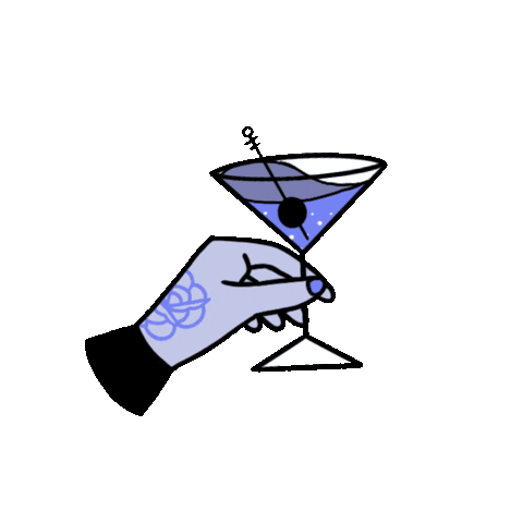 Tattoo Martini Sticker