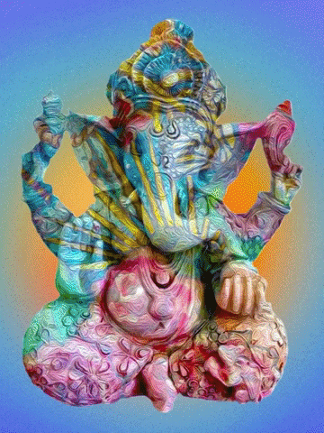 Hindu God Ganesh In 3d GIF | GIFDB.com