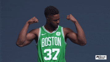 Flex On Them Boston Celtics GIF by NBC Sports Boston