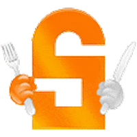 Fork Knife Sticker by Secured