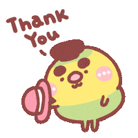 Banana Thank You Sticker by lifezng