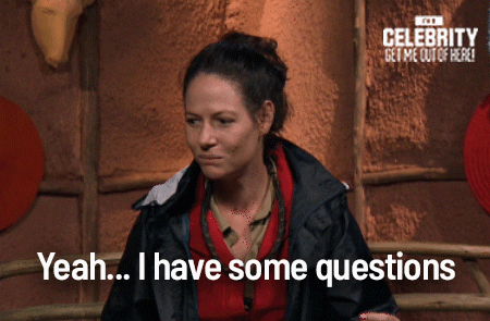 Questions Natasha GIF by I'm A Celebrity... Get Me Out Of Here! Australia