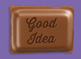Chocolate Good Idea GIF by Milka