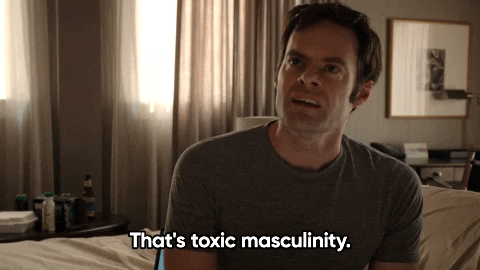 bill hader toxic masculinity GIF by Barry feminists
