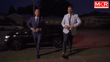 suit mkrau GIF by My Kitchen Rules