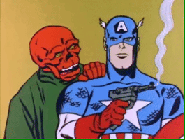 Captain America Collectybles GIF