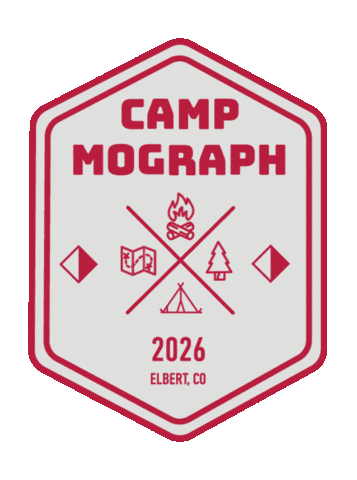 Logo Camp Sticker by Mograph