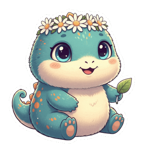 Dinosaur Dino Sticker