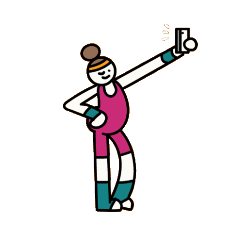 Fitness Running Sticker