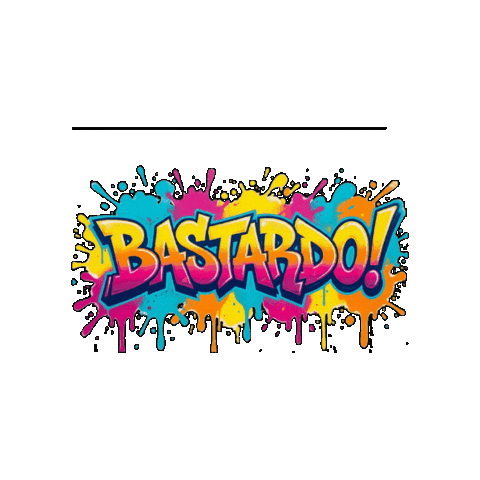 Bastardo Sticker by Mauro Andreoni