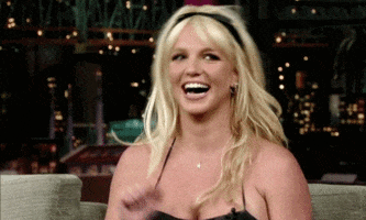 Happy Britney Spears GIF