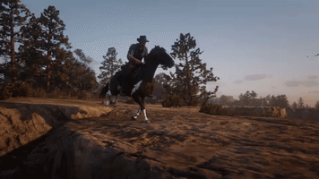 red dead redemption 2 stop GIF by Rockstar Games