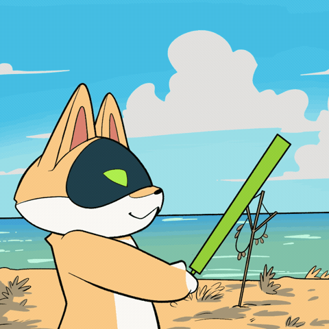 Beach Training GIF by Artificial Inu