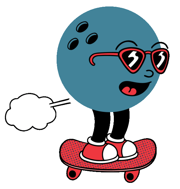 Rolling Bowling Ball Sticker by chrixmorix for iOS & Android GIPHY
