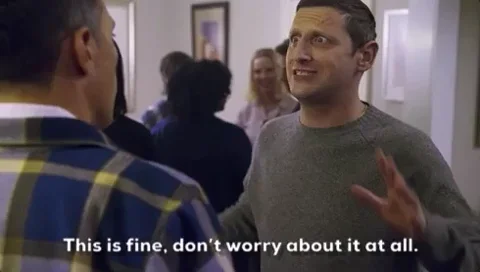 Dont Worry This Is Fine GIF by Vulture.com