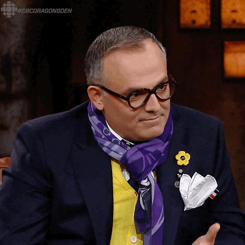 dragons' den thinking GIF by CBC