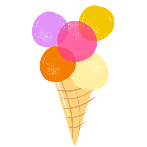 Summer Color Sticker by MOEVA LONDON