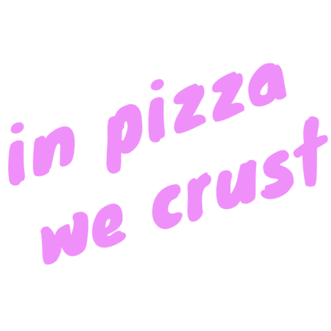 Pink Pizza Sticker by La Estelina