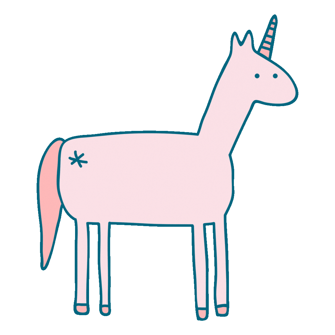 Unicorn Toot Sticker by Talkingoutofturn