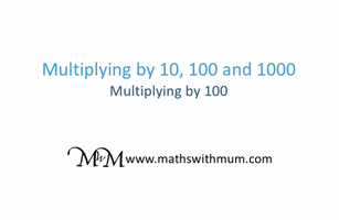 maths multiplying by 100 GIF