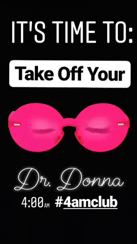 Rose Colored Glasses 4Amclub GIF by Dr. Donna Thomas Rodgers